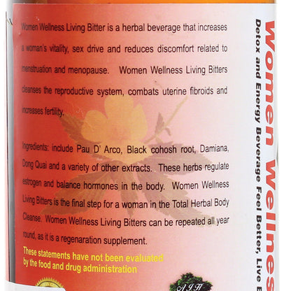 Women Wellness Living Bitters - 16 oz.